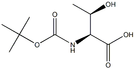 BOC-苏氨酸,,结构式