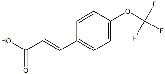 4-三氟甲氧基肉桂酸,,结构式