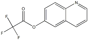 quinolin-6-yl 2,2,2-trifluoroacetate Struktur