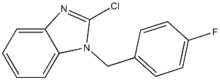 1-p-fluorobenzyl-2-chlorobenzimidazole Structure