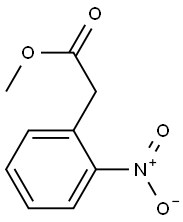 邻硝基苯乙酸甲酯, , 结构式