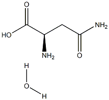 一水D-天冬酰胺,,结构式