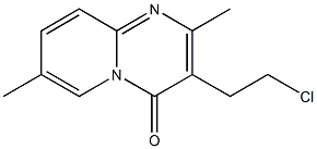 3-(2-Chloroethyl)-2,7-dimethyl-4H-pyrido[1,2-a]pyrimidin-4-one Structure
