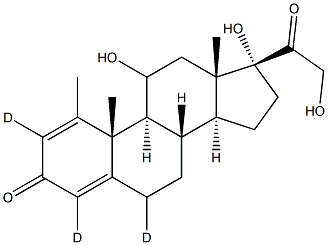 Methylprednisolone-d3 Structure