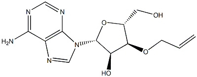 3'-O-Allyl-D-adenosine Struktur