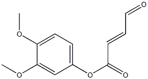 (E)-(3,4-dimethoxyphenyl)-4-oxo-2-butenoate Structure
