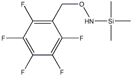 o-(2,3,4,5,6-Pentafluorobenzyl)-N-(trimethylsilyl)hydroxylamine Structure