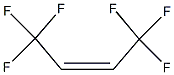 (Z)-1,1,1,4,4,4-Hexafluorobut-2-ene 化学構造式