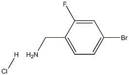 2-FLUORO-4-BROMO BENZYLAMINE HYDROCHLORIDE Struktur