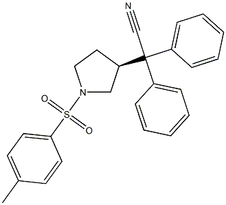 3-(S)-(+)-(1-CYANO-1,1-DIPHENYLMETHYL)-1-TOSYLPYRROLIDINE