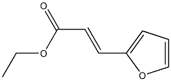 2-呋喃丙烯酸乙酯,,结构式