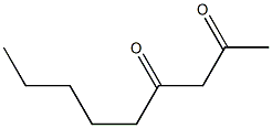 己醯丙酮, , 结构式