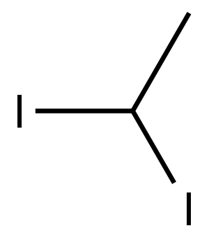 1,1-二碘乙烷,,结构式