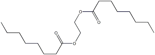 乙二醇二辛酸酯, , 结构式