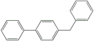 p-benzyldiphenyl Struktur