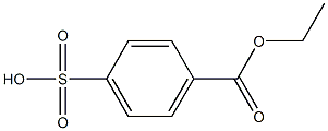 p-carbethoxybenzene sulfonic acid Struktur
