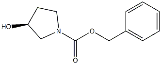 (S)-benzyl3-hydroxypyrrolidine-1-carboxylate Structure