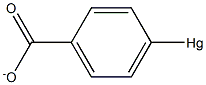 4-mercuribenzoate 化学構造式