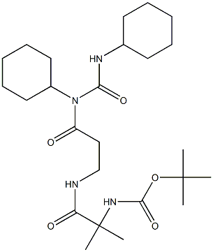 tert-butyl N-(2-(N-(N,N'-dicyclohexylureidocarbonylethyl)carbamoyl)prop-2-yl)carbamate