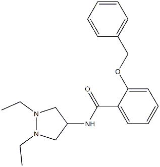  2-(benzyloxy)-N-(1,2-diethyltetrahydro-1H-pyrazol-4-yl)benzamide