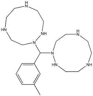 1,1'-(3-xylenediyl)-bis(1,4,7,10-tetraazacyclodecane) Structure