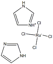 imidazolium imidazoletetrachlororuthenate(III) Struktur