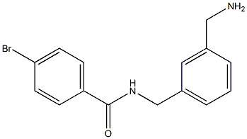 N-((3-aminomethyl)benzyl)-4-bromobenzamide Structure