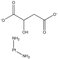 diaminoplatinum(II)malate Struktur