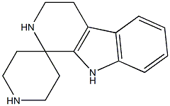 spiro(piperidine-4',1-(1,2,3,4-tetrahydro-beta-carboline)) Struktur
