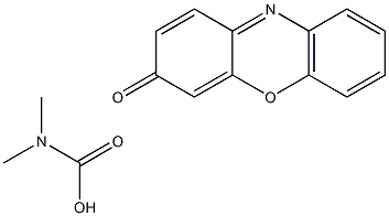 resorufin dimethylcarbamate Struktur