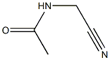acetamidoacetonitrile Struktur