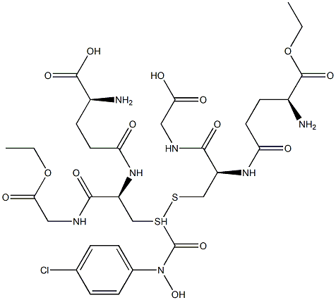 S-(N-hydroxy-N-(4-chlorophenyl)carbamoyl)glutathione diethyl ester