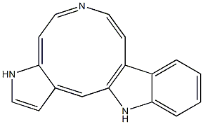 indolo(3,2-d)pyrrolo(3,2-g)azecine Struktur