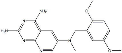 2,4-diamino-6-(N-(2',5'-dimethoxybenzyl)-N-methylamino)pyrido(2,3-d)pyrimidine