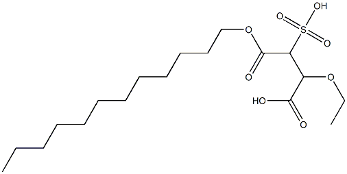 lauryl 3-ethoxysulfosuccinate Struktur