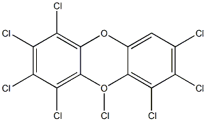 1,2,3,4,5,6,7,8-OCTACHLORODIBENZO-PARA-DIOXIN Struktur