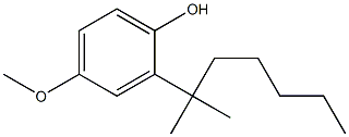2-TERTOCTYL-4-METHOXYPHENOL Structure