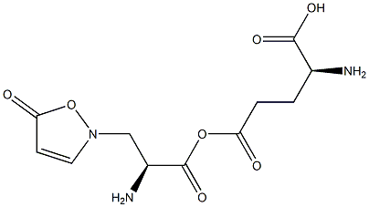 GAMMA-GLUTAMYL-BETA-(ISOXAZOLIN5-ON-2-YL)ALANINE Structure