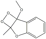 2A,7B-DIHYDRO-7B-METHOXY-2A-METHYL-1,2-DIOXETO(3,4-B)BENZOFURAN Structure