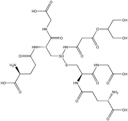 S-BETA-PROPIONAMIDO-GLUTATHIONE Struktur