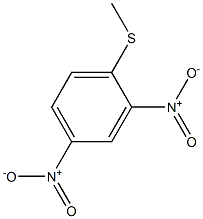 BENZENE,1-METHYLMERCAPTO-2,4-DINITRO- 结构式