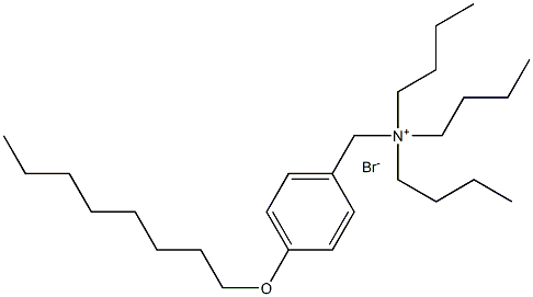 PARA-OCTYLOXYBENZYLTRIBUTYLAMMONIUMBROMIDE Struktur