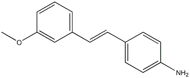 4-AMINO-3'-METHOXYSTILBENE Structure