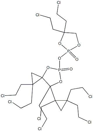 TETRABIS(2-CHLOROETHYL)ETHYLENEDIPHOSPHATE Structure