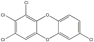 1,2,3,7-TETRACHLORODIBENZO-PARA-DIOXIN 结构式