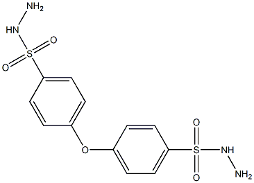 PARA,PARA'-OXYBIS(BENZENESULPHONYLHYDRAZIDE) Struktur