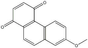 7-METHOXY-1,4-PHENANTHRENEQUINONE Structure