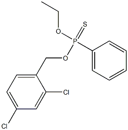 O-ETHYL-O-2,4-DICHLOROBENZYLPHENYL-PHOSPHONOTHIOATE Struktur