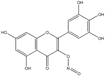 NITROSOMYRICETIN,,结构式