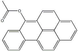 ACETOXYBENZO[A]PYRENE Struktur